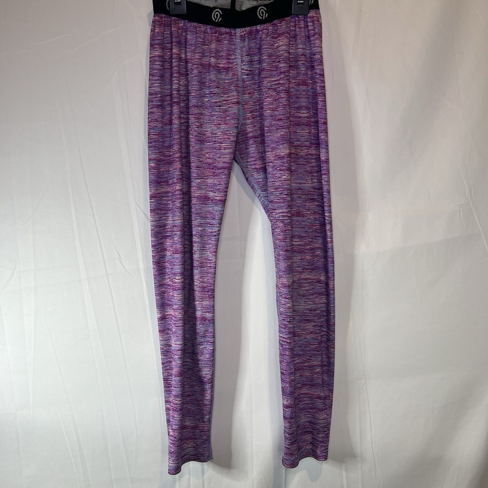 Champion C9‎ Girls Purple Space Dye Base Layer Leggings Size Medium Youth M Yoga